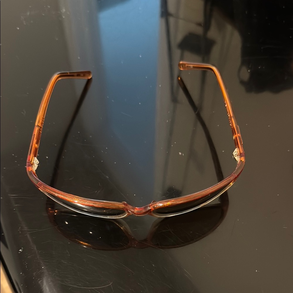 Sporty Orange Wraparound Sunglasses - Picture 5 of 5